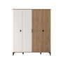 Hanah Home Neva 6403 Armario Roble Zafiro y Blanco
